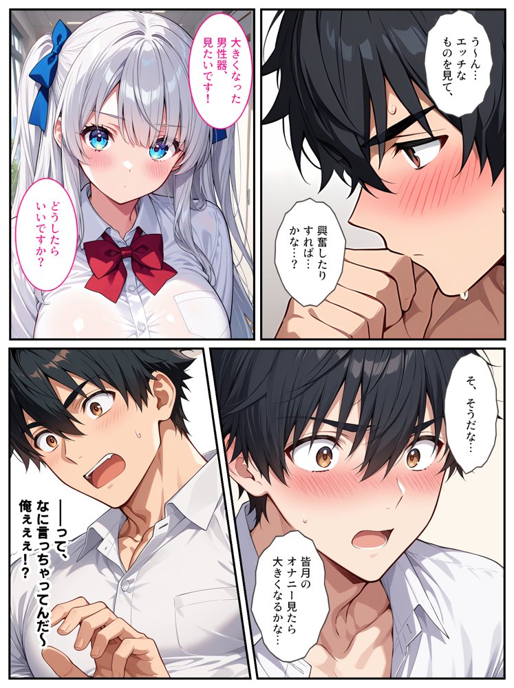 清純無垢な爆乳女子校生を性教育の実習で孕ませちゃいました！ エロ同人誌画像 014
