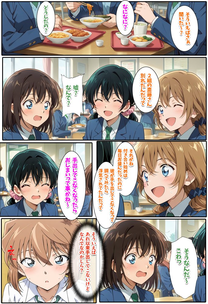 新・名探偵の三角関係2 エロ同人誌画像 003