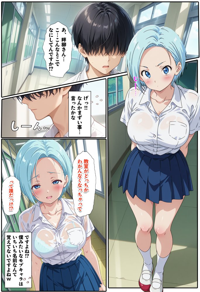 先生からクラスの1軍ギャルを見舞いに行くよう言われただけなのに エロ同人誌画像 003