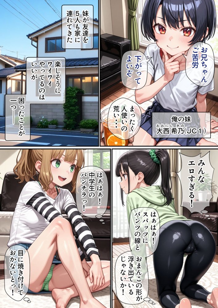 妹のクラスの身体検査に潜入してみた エロ同人誌画像 020